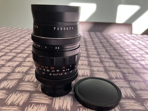 Pentacon 135mm m42 lens - f2.8,