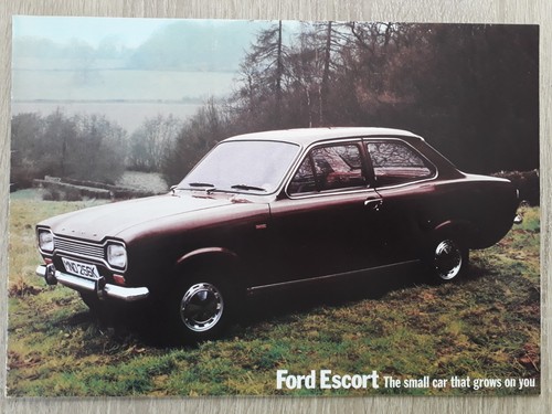Ford escort brochure - escort, 1972