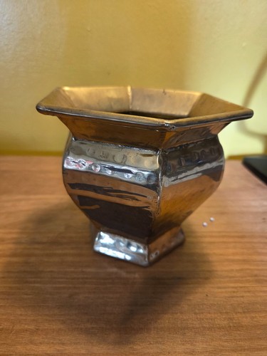 Vintage brass planter large - brass,