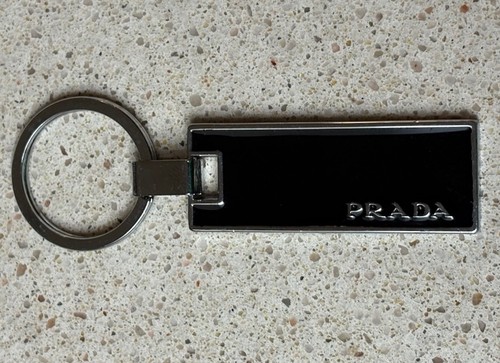 Prada keyring black - black, enamel