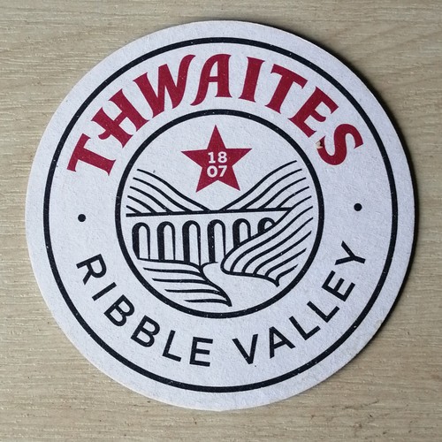 Thwaites brewery beer mat - thwaites,