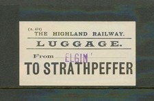 HIGHLAND RAILWAY (HR) Luggage