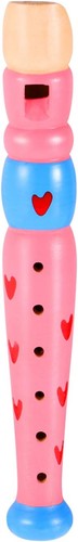 Wooden flute toy - wooden, 6