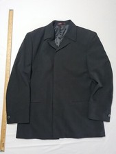 Mens Jacket Butler And Webb Size 42 Short Button Front Black 13786