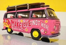 VW HIPPY T2 CAMPER VAN SURF MINIBUS Oxford 1/76 Diecast New 76VW017  OO Gauge