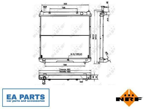 Radiator engine cooling for - engine,