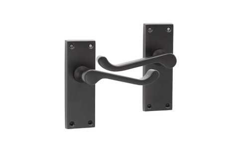 Door handles victorian scroll - door,