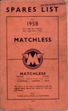 MATCHLESS Parts Manual Book