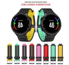 Silicone Wrist Watch Band Strap For Garmin Forerunner 220 230 235 620 630 735XT 