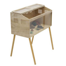 Wooden Large Vivarium-Snake Lizard Reptile Housing Habitat 80x40x40CM W/Windows