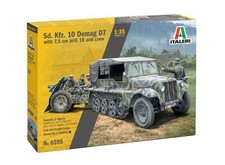 Italeri IT6595 1/35 - Sd. Kfz. 10 Demag D7 w/ 7,5 cm leIG 18 &  crew