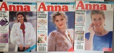 Anna Magazine x THREE (1990-1992) Burda knitting & needlecrafts (inc patterns)