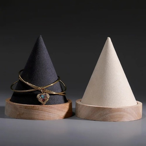 Wood cone jewelry - cone,