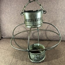 Large Antique Ships Oil Lamp