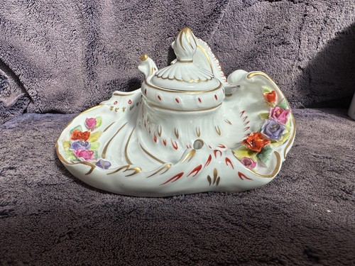 Vintage pmp floral porcelain - vintage,