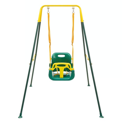 Toddler swing with safety - with,
