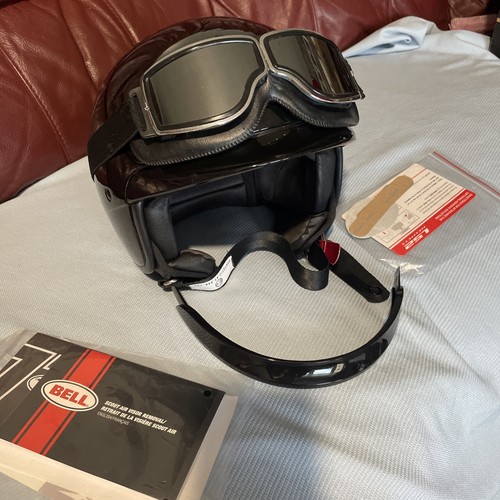 Bell open face helmet with - face,