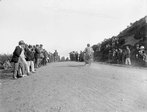 Spectators watching auto cycle - auto,