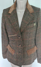 Ringspun Loves Rosy Cheeks Wool Mix Tweed Jacket (UK 8)