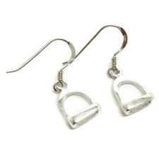 stirrup drop earrings solid