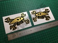 (X2) Guy Martin Skull Stickers