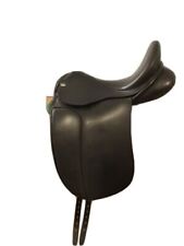 dressage saddle 17 medium Ryder black leather Legacy med 