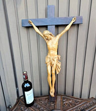 Antique large 30.3" Wood