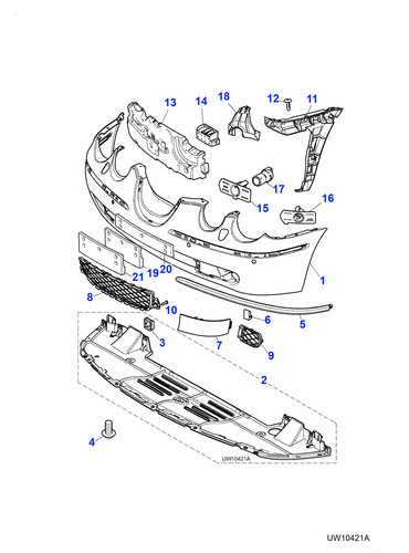 Jaguar genuine rivet - genuine,