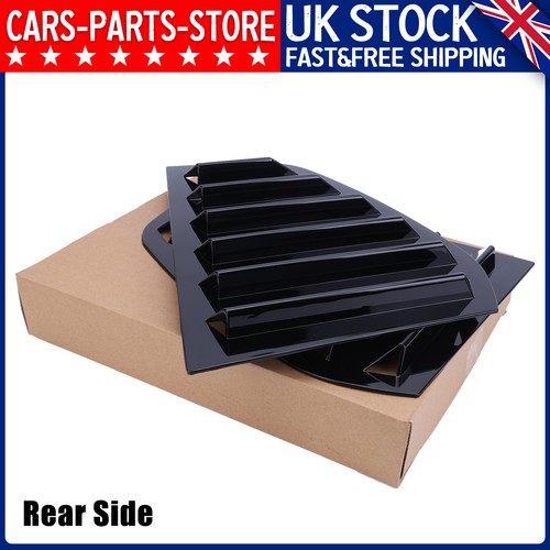 Gloss black rear side - gloss, window