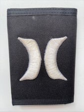 Vintage Hurley Trifold Nylon Wallet With ID Window & Card Slots