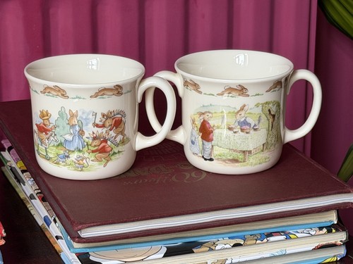 Royal doulton bunnykins mugs - royal,