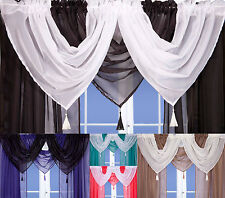 Voile Swags - Tassled - All