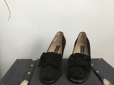 Patrick Cox  classic black swede leather ladies shoes in very good condition .