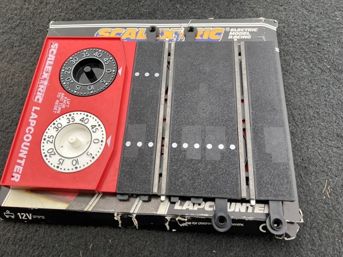Scalextric lap counter track - scalextric,