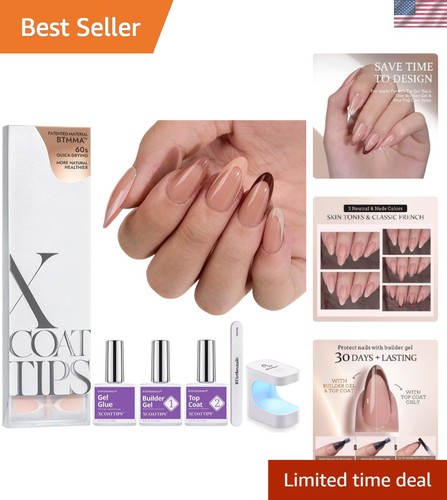 Medium almond french tip - medium,