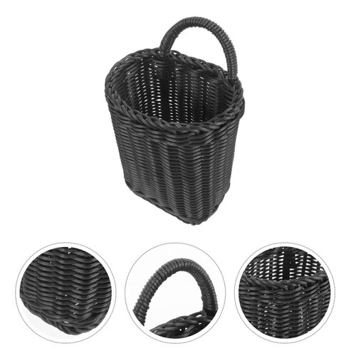 Rattan hanging basket wicker - basket,