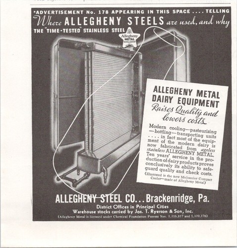 Allegheny steel vintage - allegheny,
