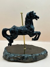 Carousel Horse Statue Coal