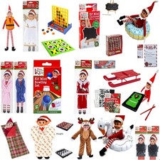 Elf Props Accessories Kit Clothes Games Ideas Christmas On The Shelf Ideas