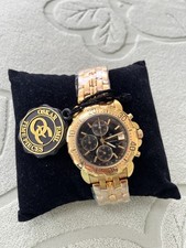 Oskar Emil Caesium 119G Gold Watch with Black Dial, Brand New Still In Wrapping.