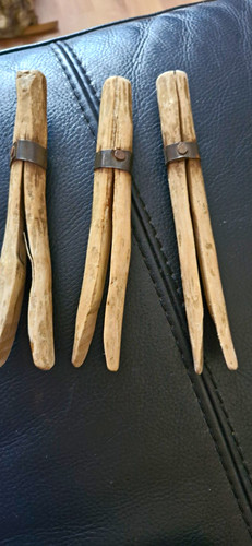 Vintage hand whittled wooden - vintage,,