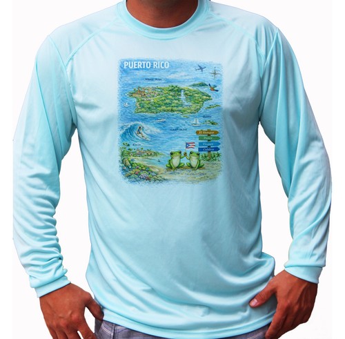 Map puerto rico fishing - of,