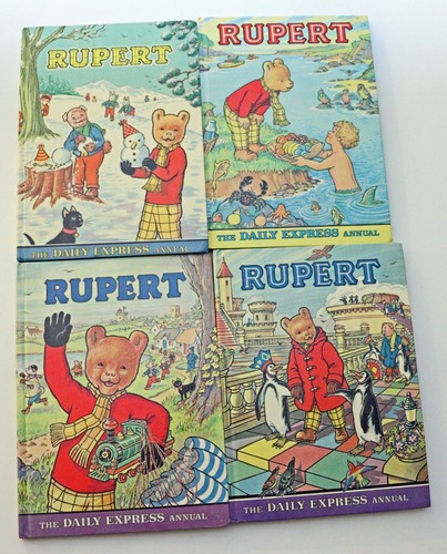 Rupert bear annuals lot - rupert,
