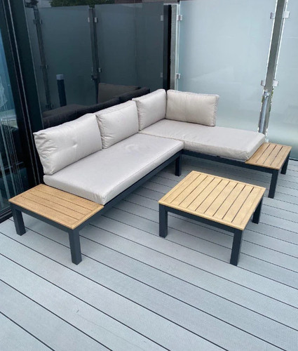 Corner garden sofa set outdoor - sofa,