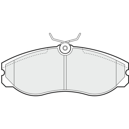 Brake pads set for nissan - for,