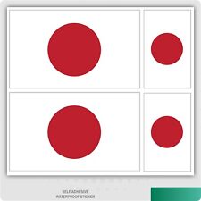 4 x Japanese / Japan Flag