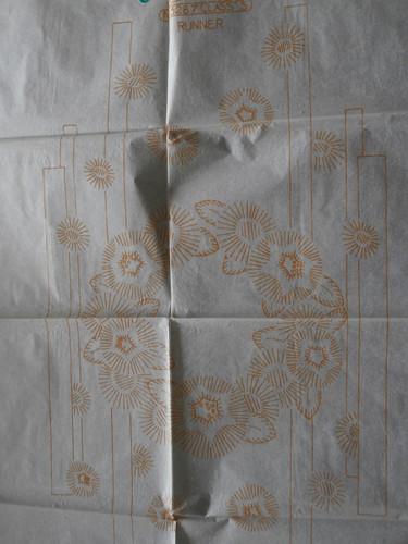 Vintage embroidery transfer