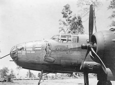 Wwii photo mitchell nose - wwii,