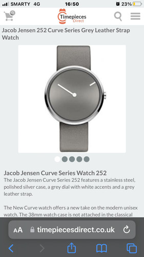 Jacob jensen curve watch - curve,