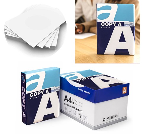 White paper printer copier - white, a4